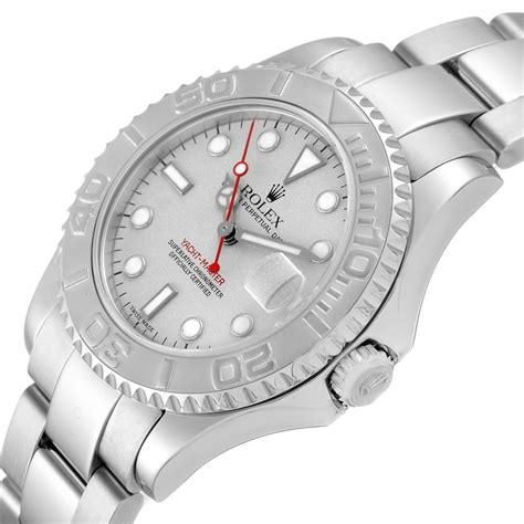 rolex yacht master 35mm steel platinum|Rolex Yacht-Master price guide.